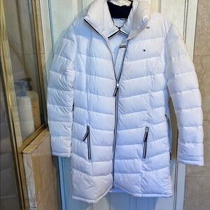 Tommy Hilfiger Quilted White Puffer Jacket